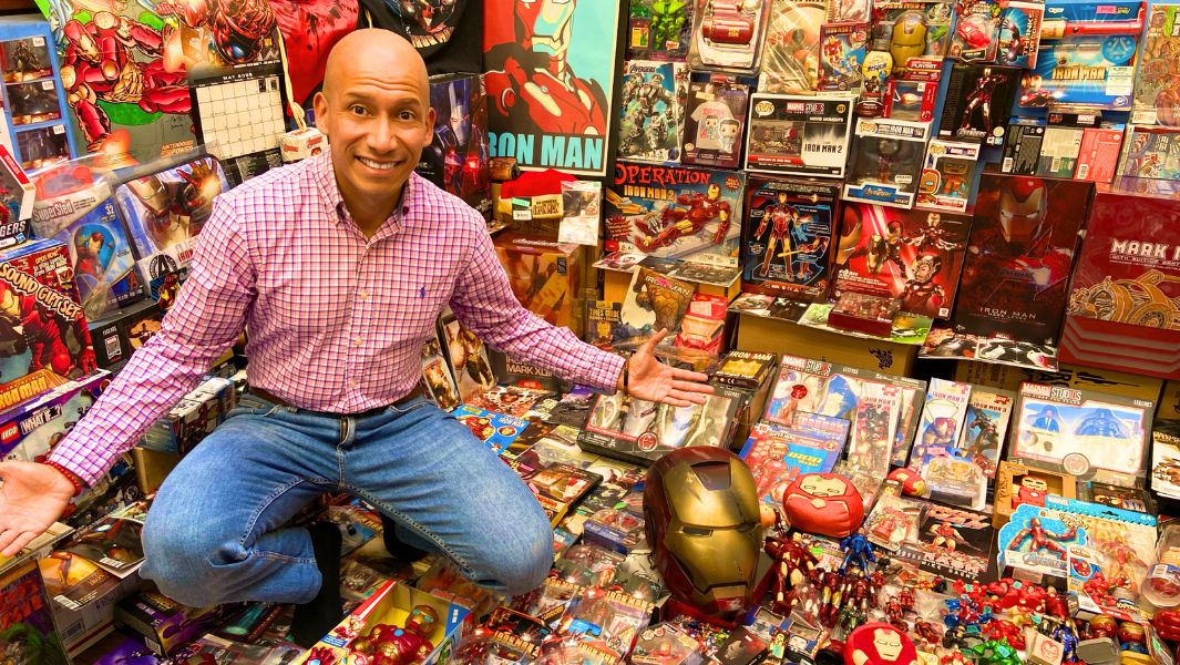 Fan de Iron Man posee la colección más grande del mundo