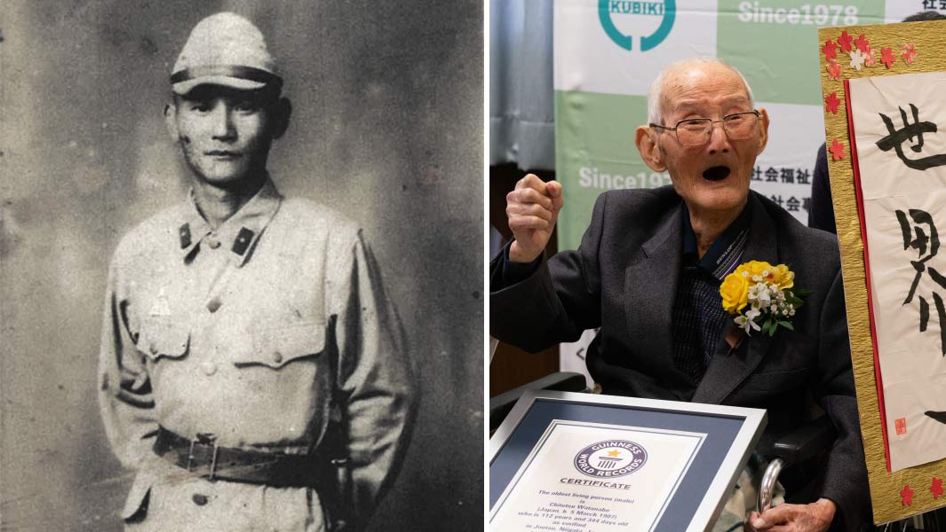El Japonés Chitetsu Watanabe es confirmado como el hombre vivo más longevo del mundo con 112 años de edad