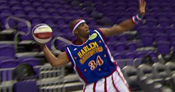 man about to throw basketball